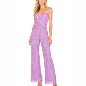 NBD x Naven Allie Jumpsuit in Lilac Purple